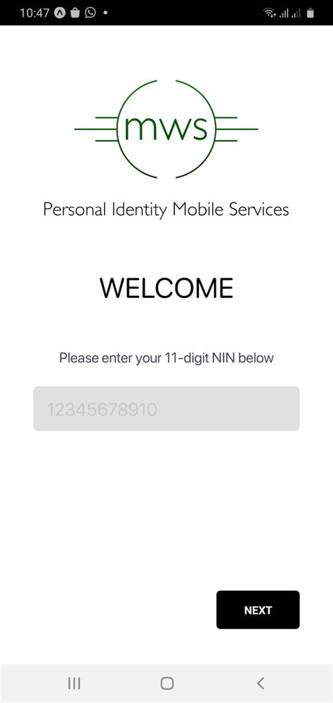 ‎MWS: NIMC Personal ID on the App Store.